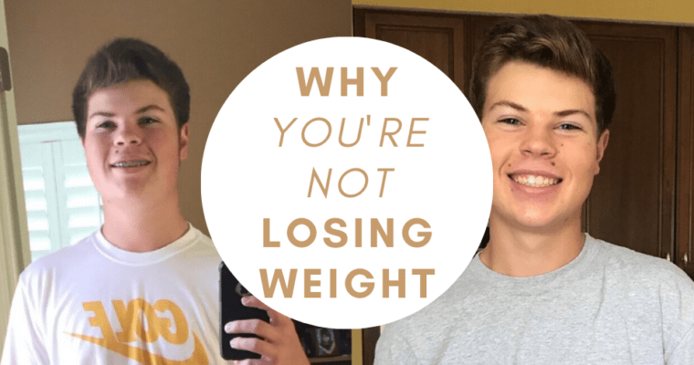 why you aren't losing weight, before and after